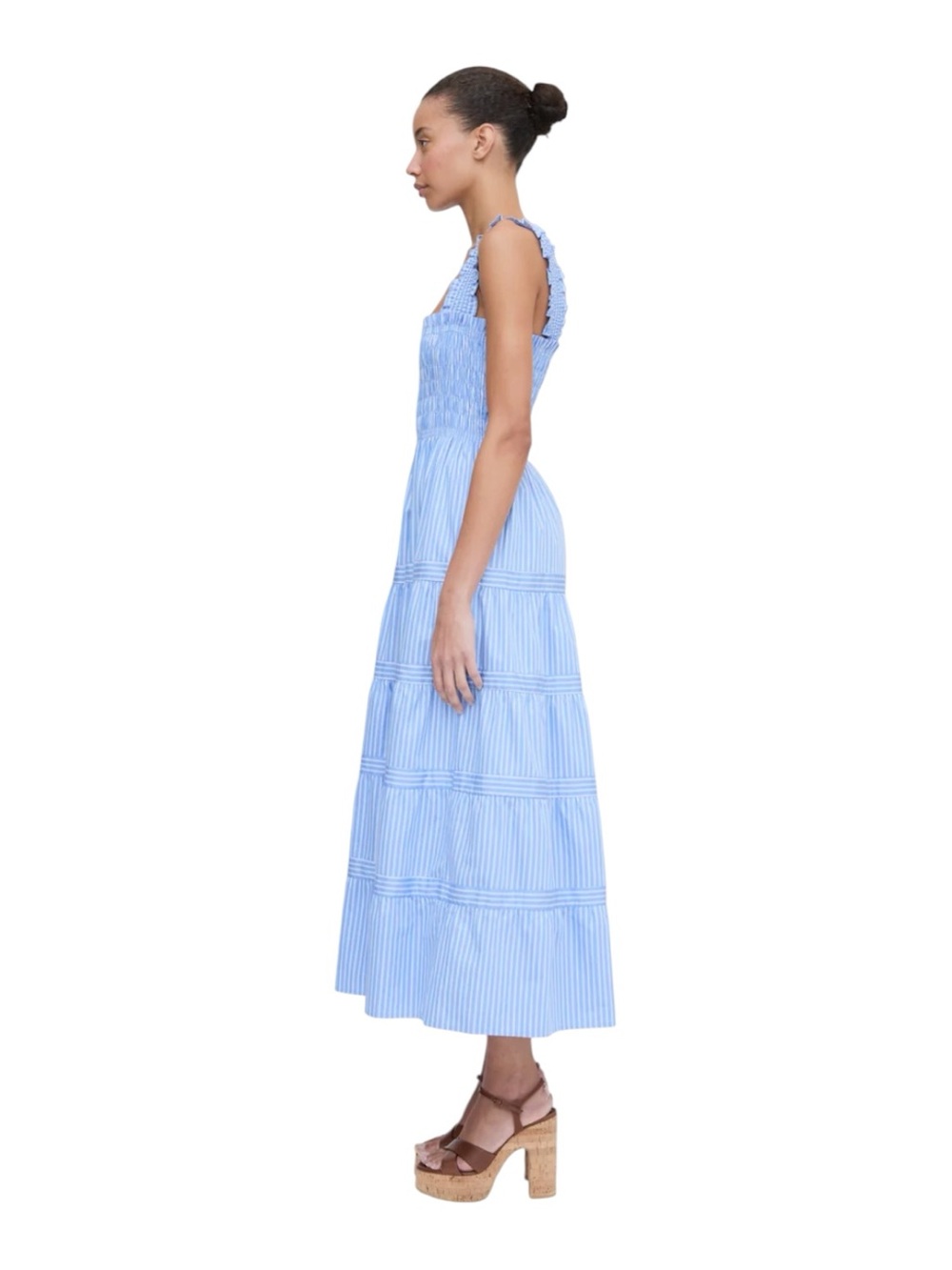 Hill House Kimmy dress. Blue stripe. S. EUC - Picture 4 of 10